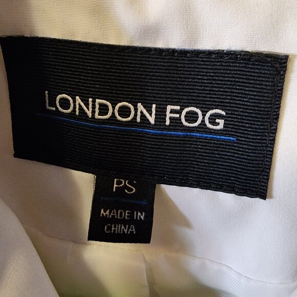 Women's PS London Fog White Trench/Rain Lightweight Jacket - Picture 7 of 9